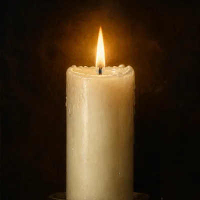 Vela blanca de paz